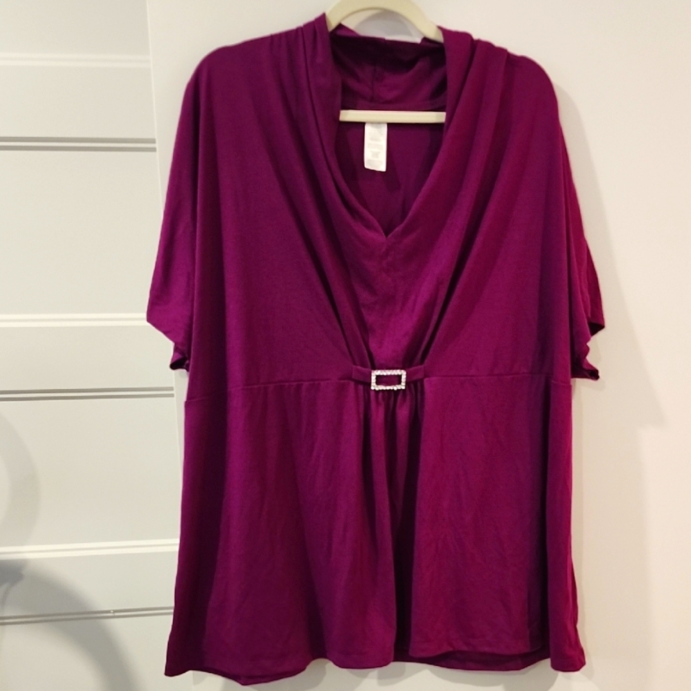 🔥 3/$25 🔥3X Elegant Purple Women's Top - P2P 28.5''